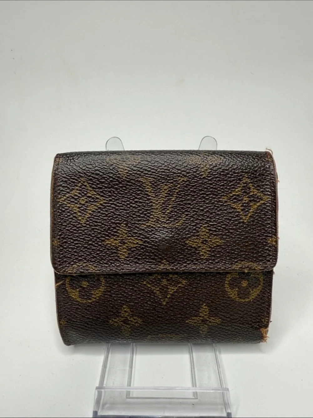 Louis Vuitton Elise Brown Monogram Wallet Tri-Fold | Unisex | Pre-Owned |